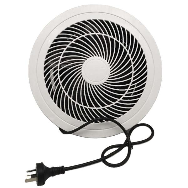 Massa personalizada 200mm 250mm Ventilador de escape de teto de parede com luz LED OEM / ODM Made