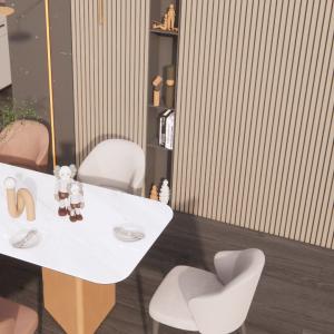 Revestimiento de pared de relé Panel de pared 3D fácil de instalar y ecológico