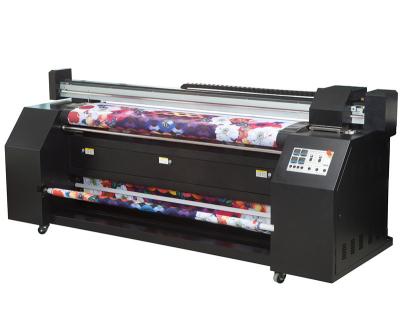 O rolo a rolar estala acima o equipamento de impressão digital de matéria têxtil com a cabeça de impressão de EPSON DX7