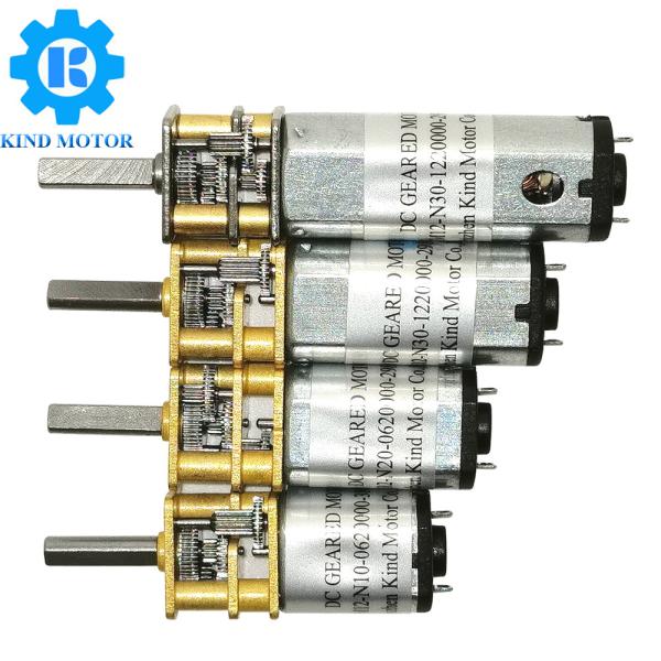 Low noise n10 n20 n30 metal carbon motor with gear ratio 1:20 1:30 1:50 1:75 1:100 1:150 1:210 1:250 1:298 1:380 1:1000 gearbox
