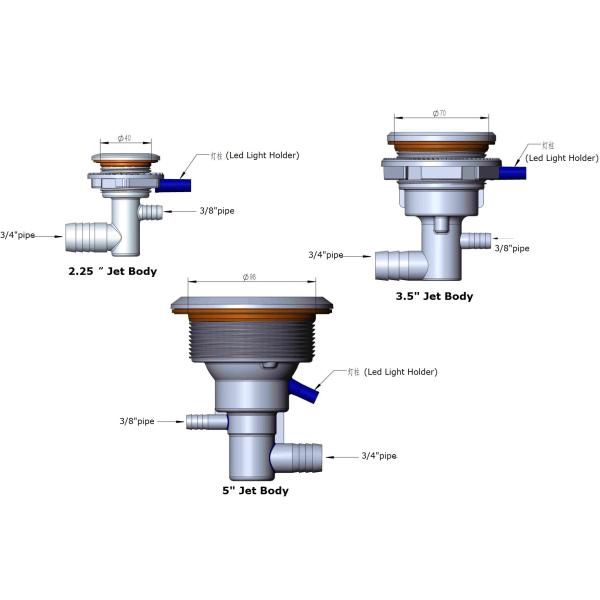 Storm Hot Tub Jets Mini 2.25