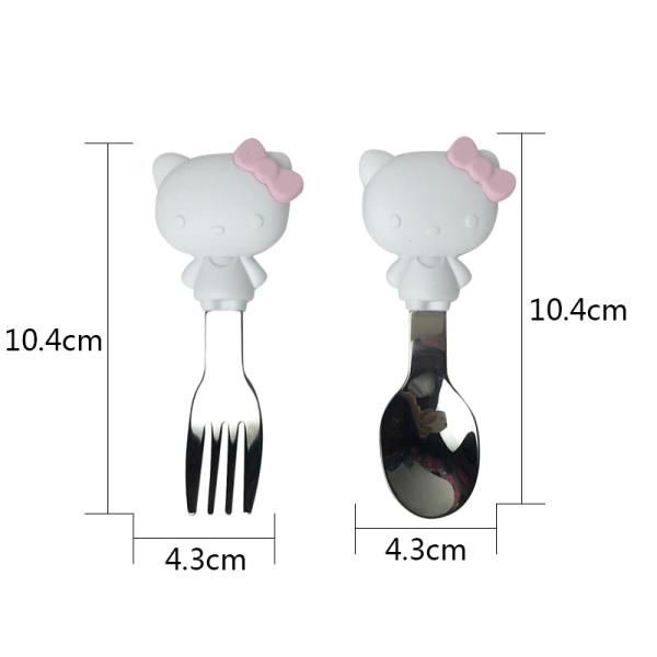 Подгонянный определяет размер набор Bpa силикона младенца формы котенка мультфильма питаясь свободное