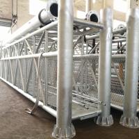 Expressway Gantry Frame Hot Dip Galvanized Traffic 5m Steel Pole With Round Shape 355 Mpa Material