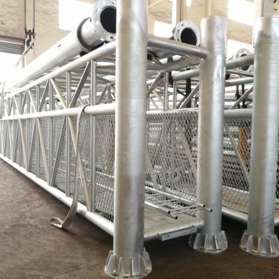 Expressway Gantry Frame Hot Dip Galvanized Traffic 5m Steel Pole With Round Shape 355 Mpa Material