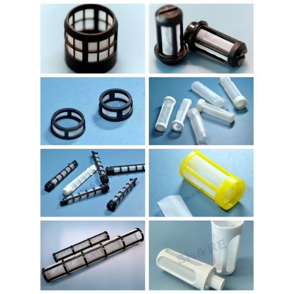 Customized Welded PP Mesh Tube Filter with Bottom 100 200 300 400 500 Micron for Injection Molding
