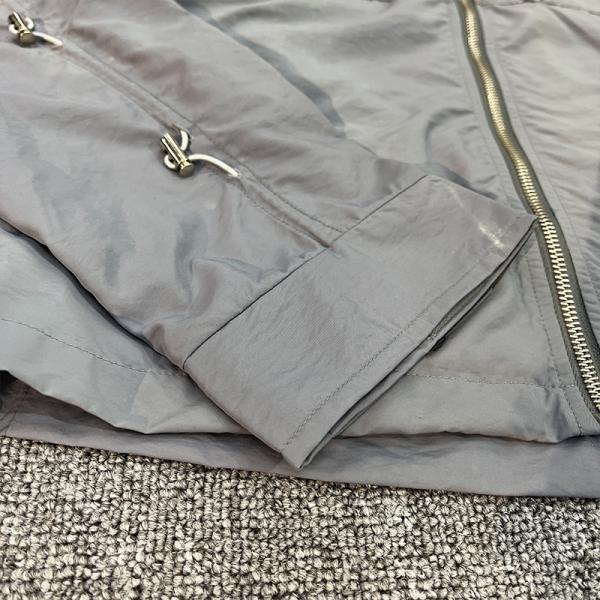 Custom Nylon Work Streetwear Jacket For Men Lightweight Zipper Windbreaker