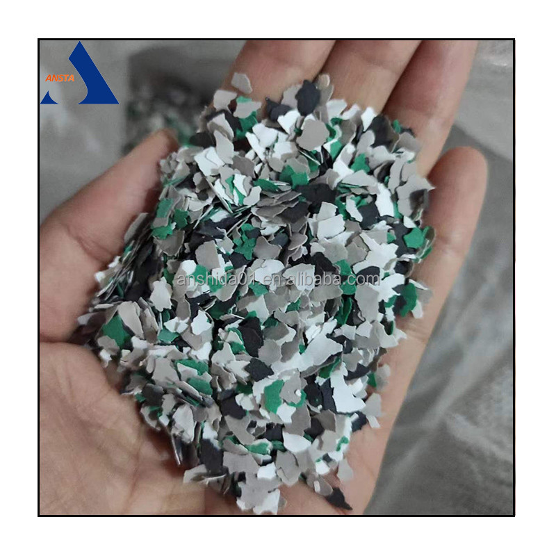 Composite Rock Chips 3-5mm Vinyl Flake Chips for Epoxy Floor Paint