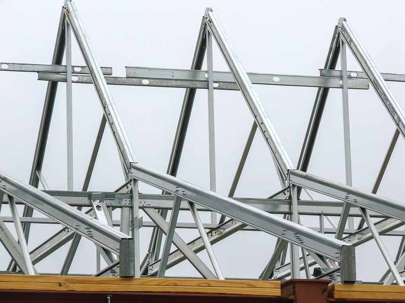 High Precision 0.6-1.2mm V Profile Roll Forming Machine Thickness 0-12m/min Speed Galvanized Steel