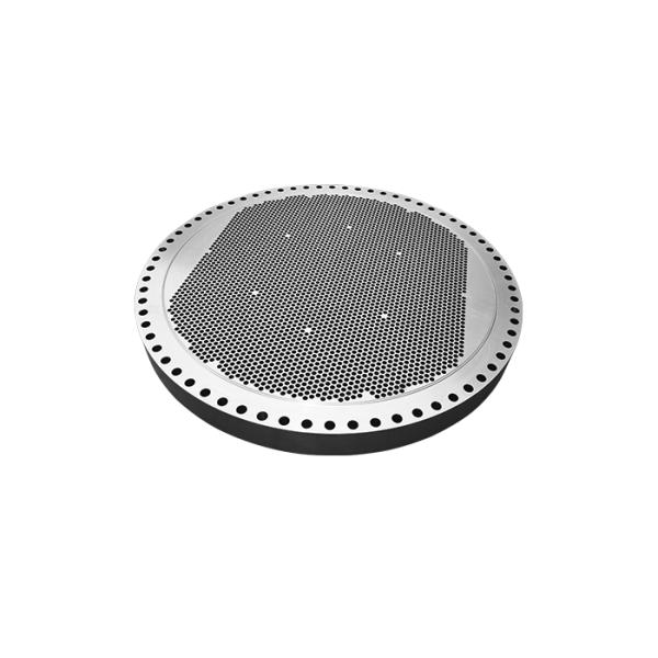 La feuille de tube joue le rôle de fixation du tuyau et de scellement du milieu dans l'échangeur de chaleur