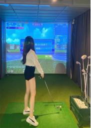Interactive Indoor Golf Game 