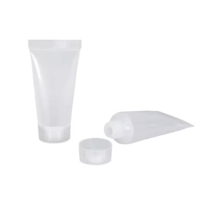 Envases de tubos transparentes de 5 ml, 10 ml, 15 ml y 20 ml, tubos de plástico exprimibles personalizados con tapas