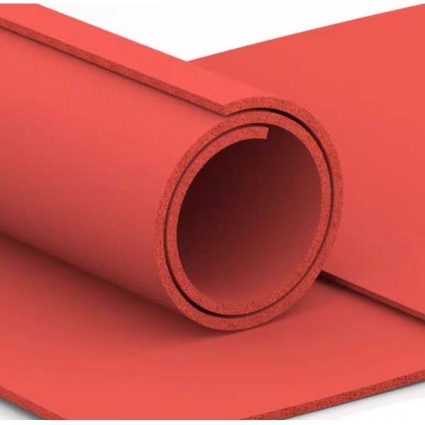 Closed Cell Silicone Sponge Sheet 20-25 Shore A with 0.8-50mm Thickness and High-Temperature Resistance