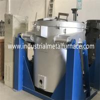 Horno fusorio de gas 1000KG fusión de cobre inclinable cent3igrada del pedazo de 1400 grados