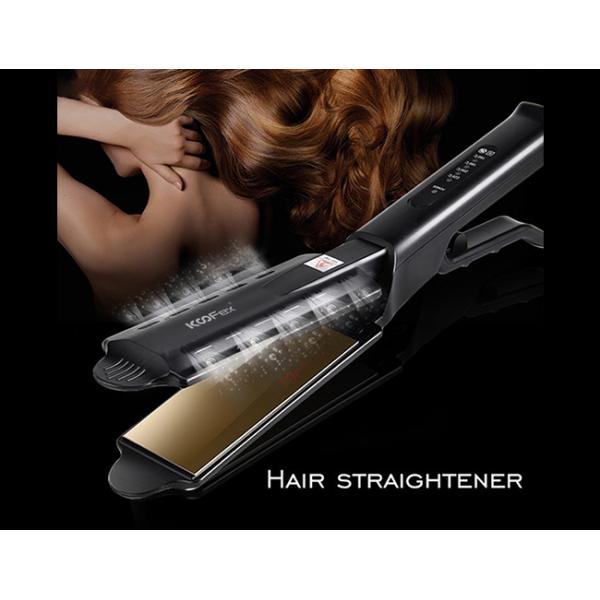 Раскручивателя волос пара титана портативная машинка керамического Ultralight Chargeable