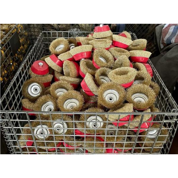 125mm Crimped Wire Cup brush Corrugated Wire with M14 Connecting Thread