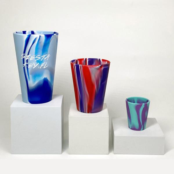 Silipint Stemless Wine Glasses 480ml Colorful Original Silicone Pint Cup