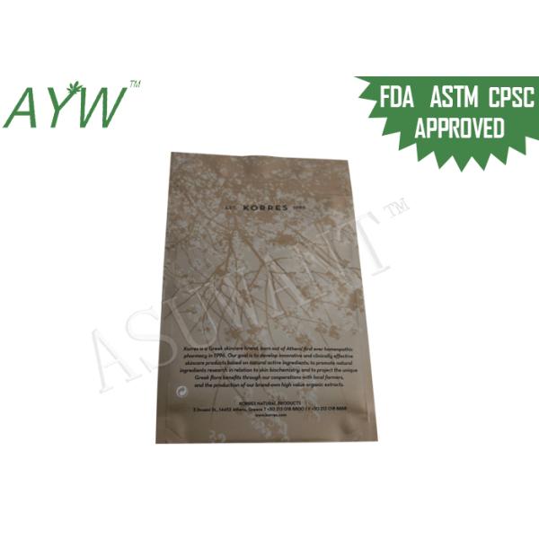 Особенные форменные стоят вверх алюминиевая фольга сумок молнии напечатанная для косметической упаковки