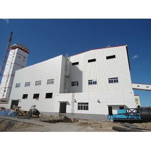 Large Span Prefab Metal Building Construction , Hot Dip Galvanized Steel Building