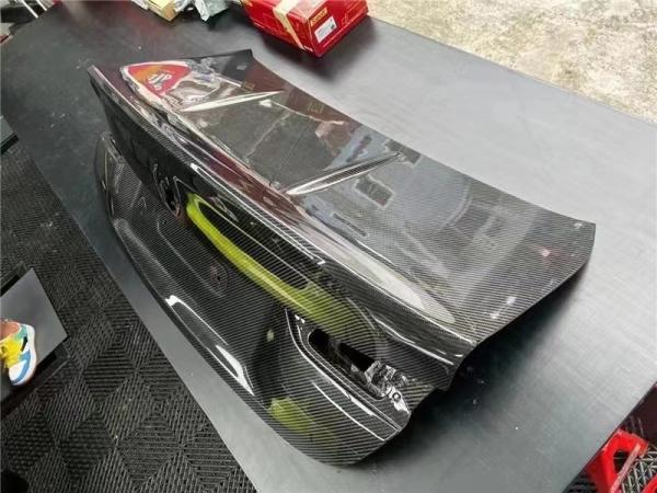 for BMW M3 M4 Carbon fiber rear cover M3 M4 CSL style dry carbon fiber trunk cover rear rear cover hood