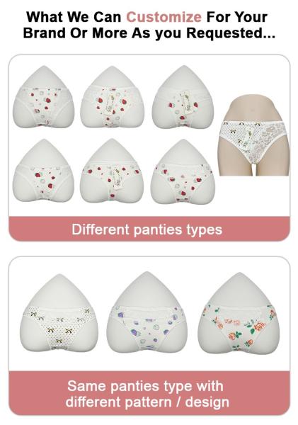 2024 New Arrival Women Panties Thongs Cotton Thongs L XL XXL Underwear for Women