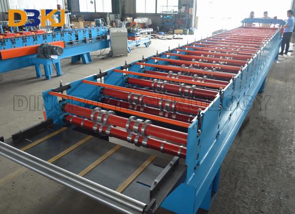 TR6  Aluminum Steel Sheet Making Machine , Steel Sheet Roll Forming Machine
