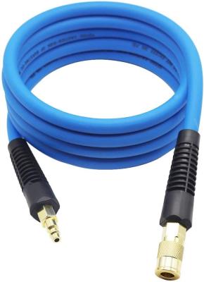 Blue Black Flexible Polyurethane Pneumatic Hose / High Pressure Air Rubber Hose