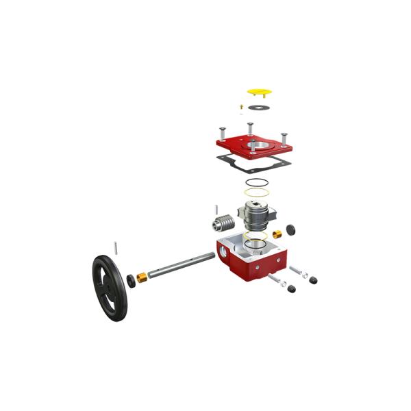 Die Cast Aluminum Worm Gear Operator Butterfly Worm Gear Vent Valve