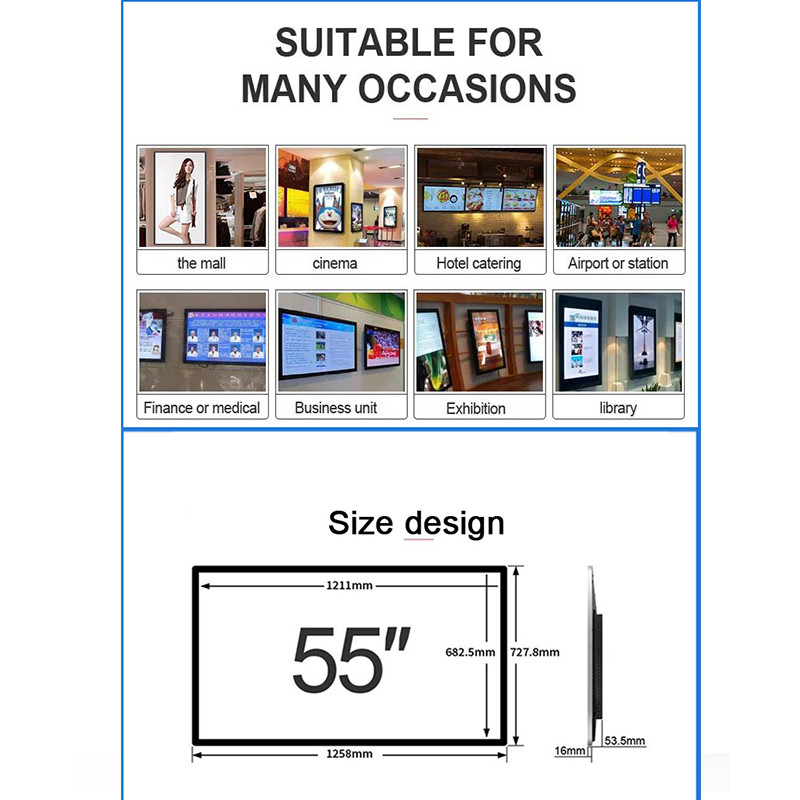Indoor Android WiFi Self Payment Kiosk Machine Digital Signage