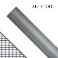 Tela cinzenta revestida Pvc da mosca do Weave liso da tela do inseto da fibra de vidro da cor para portas