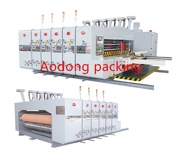 Corrugated Flexo Printing Slotting Die Cutting Machine Low Noise