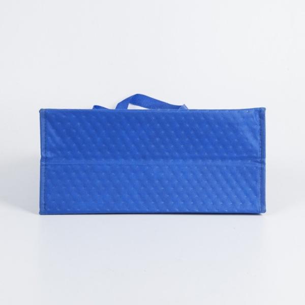Fashion portable recyclable pp non woven cooler bag travelling insulated food delivery tote reusable thermal lunch bag