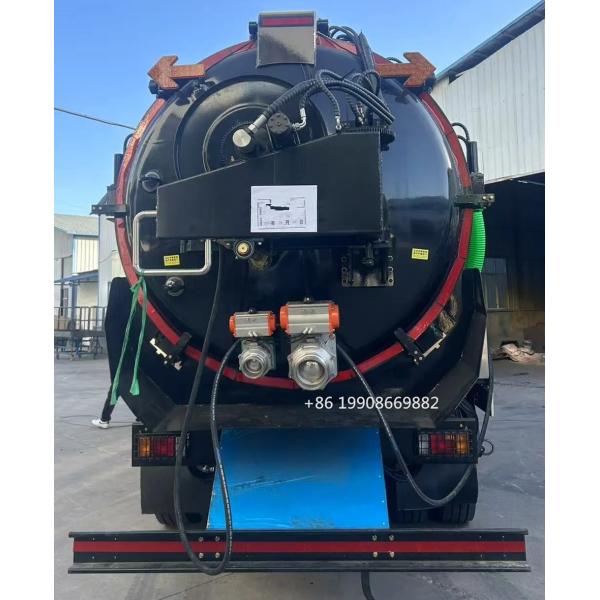 Camion d'aspiration d'eaux usées ISUZU 4x2 conducteur 10000L avec pompe à vide pour l'aspiration des eaux usées, camion-citerne de vidange à vide