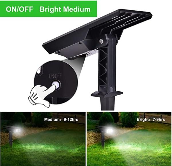 Solar Spot LightsOutdoor Adjustable LED Beam Angle Outdoor Solar Spotlight