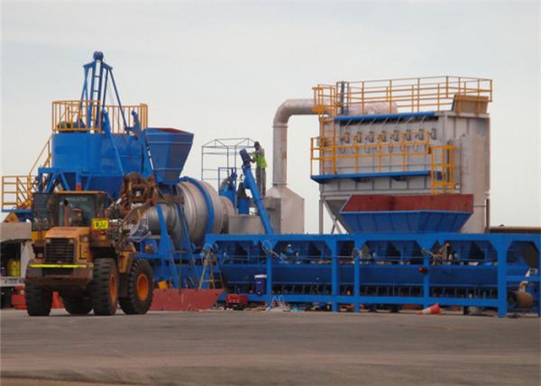 Counter - Clockwise Direction Drum Rotate Asphalt Mixing Plant with Drying Mixing Integrated Design