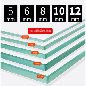 10mm Certified Tempered Laminated Glass Panel Shower Room System