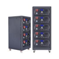 Gabinete de armazenamento de energia de 48V 51,2V, montagem em rack LiFePO4 de energia de backup
