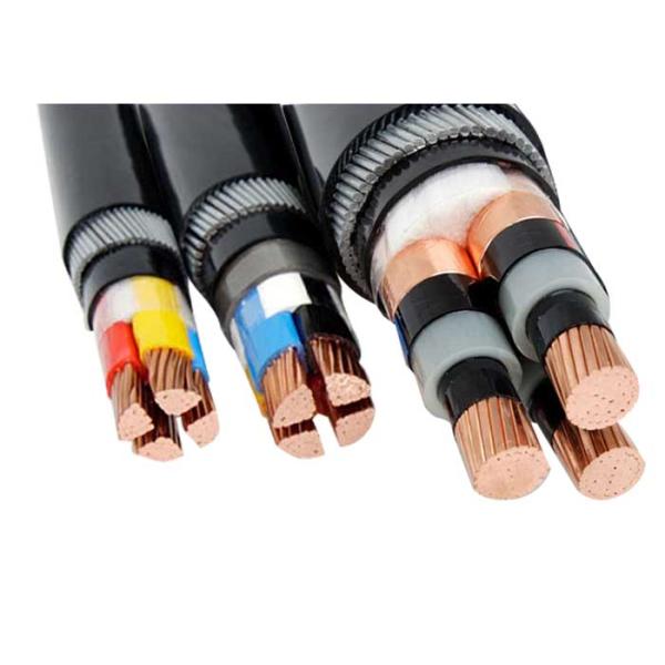 Low / Medium Voltage Steel Wire Armoured Power Cable 1 - 5 Cores Underground Cable