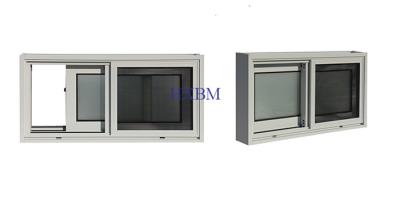 Quadro de alumínio Windows deslizante da boa hermeticidade com vitrificação dobro para o mercado de Austrália