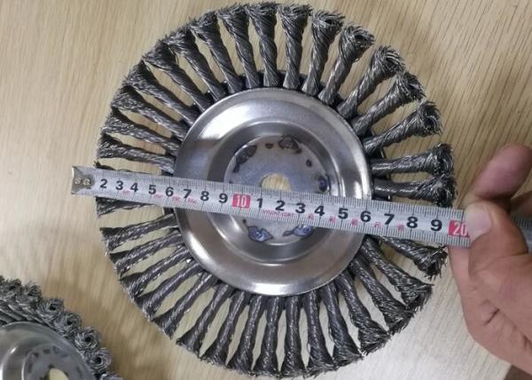 Twist Knot Conical Wire Weed Brush For Grass Removal Brush Cutters​ Machine