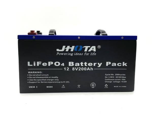 Energia solar ecológica Armazenamento de energia Lifepo4 Bateria 12.8V 200ah Bateria de substituição de ácido de chumbo