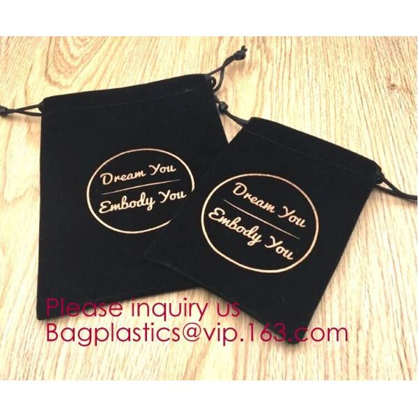 Snap Button for Necklaces Bracelet Rings Watch, Satin Liner Storage Bag Drawstring Velvet Pouch,Gym Bag Garment Organize