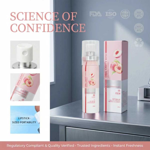 Daily Oral Care Quick Clean Deodorizing Mint Menthol Cooling Long Lasting Pocket Travel Fresh Breath Fruity 20ml Convenient