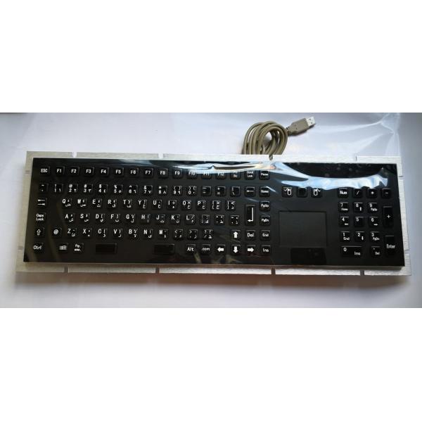 Арабские ключей плана клавиатуры 107 сенсорной панели металла морские полный кабель УСБ/ПС2