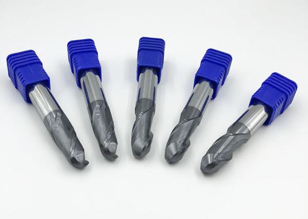 2 Flute Solid Carbide Ball Nose End Mills 1-20mm With Straight Shank