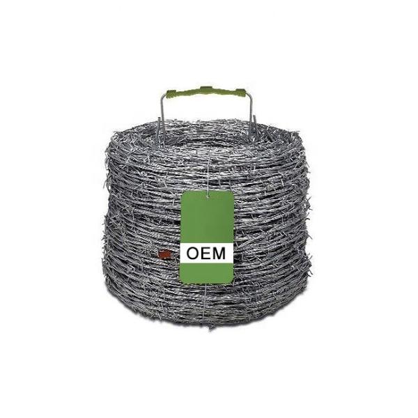 X12 galvanizado de aço inoxidável do arame farpado 12 da sanfona de 3.4mm