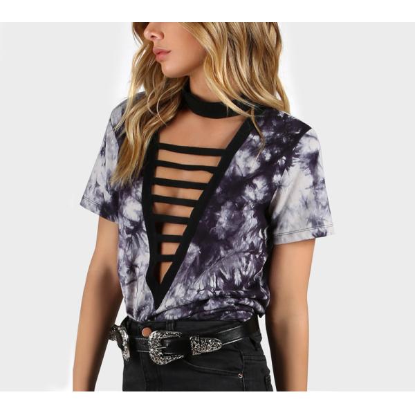 summer women open hot sexy girl photo chiffon blouse women top