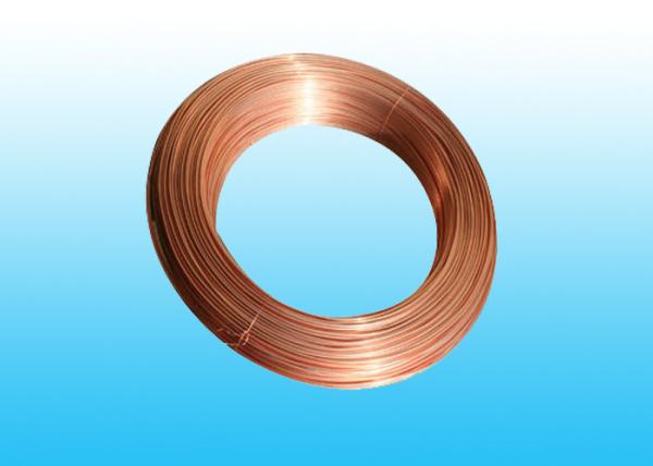 Round Copper Coated Bundy Tube 8mm X 0.5 mm , 25% Elongation