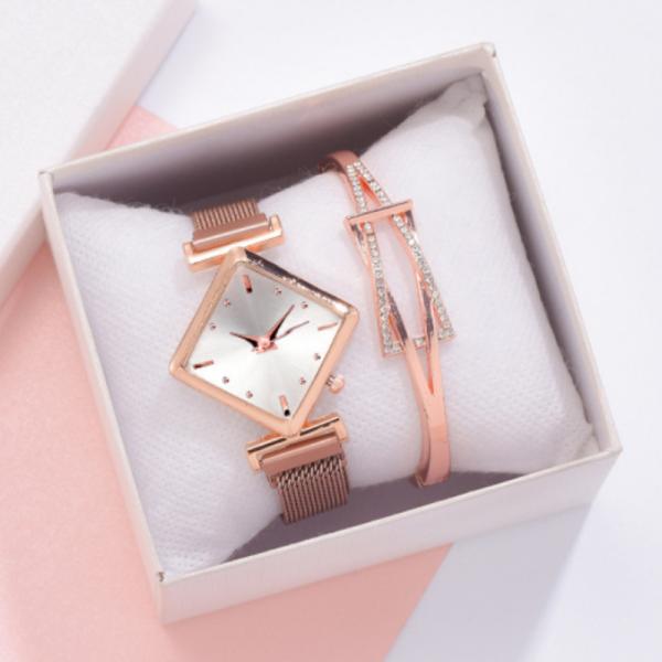 3Bar Waterproof Ladies Watch And Bracelet Gift Set ODM Availbale