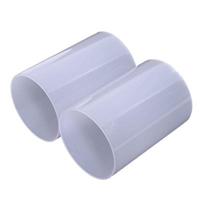 China Customized Milky-White Diffuse LED Plastic Lampshade Tube PC Lighting Tube Profiles