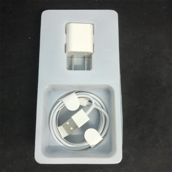 2 em 1 adaptador do carregador do carregador A1385 USB 5W da parede do telefone com cabo